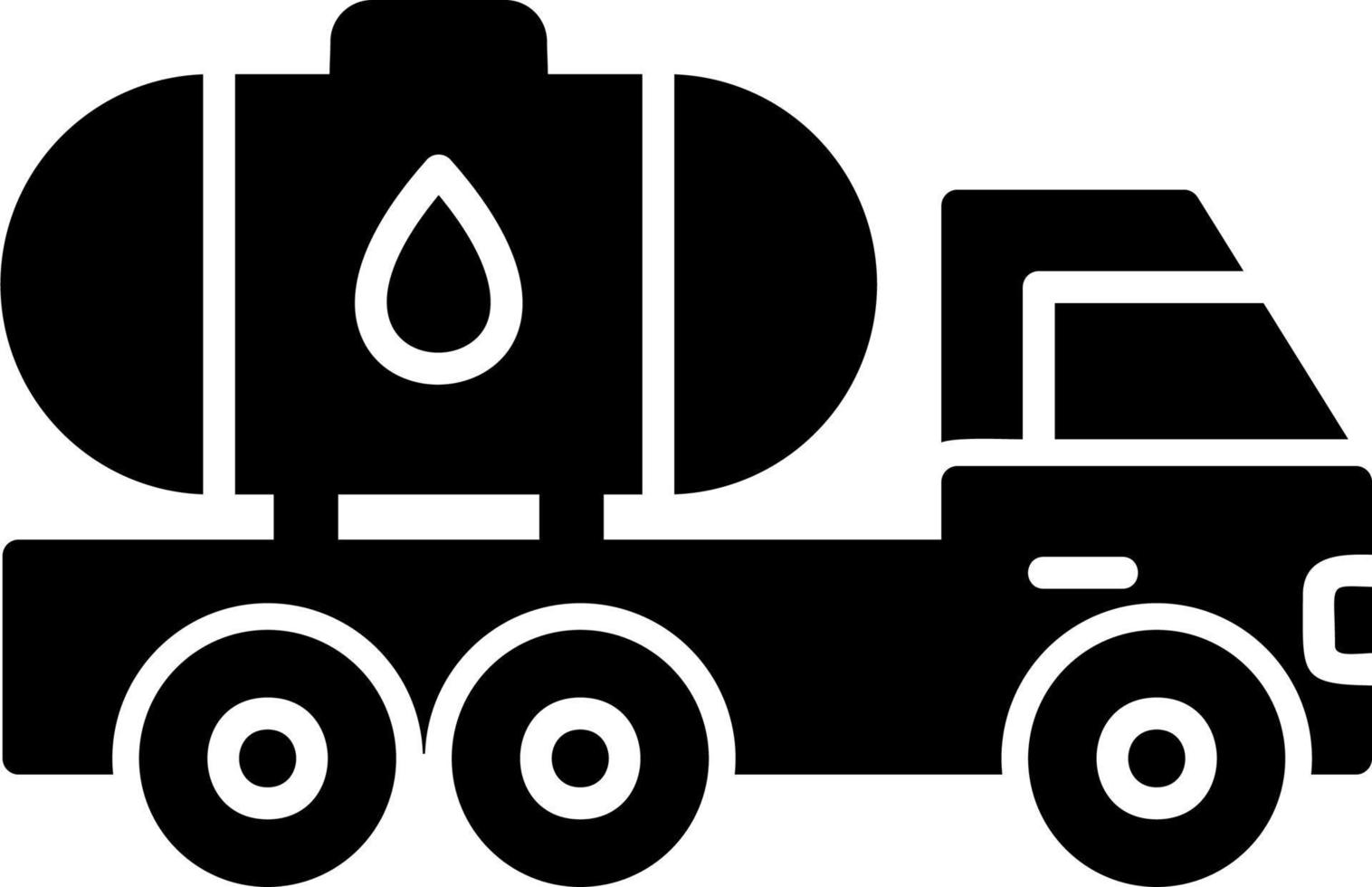 Tank Truck Vector Icon