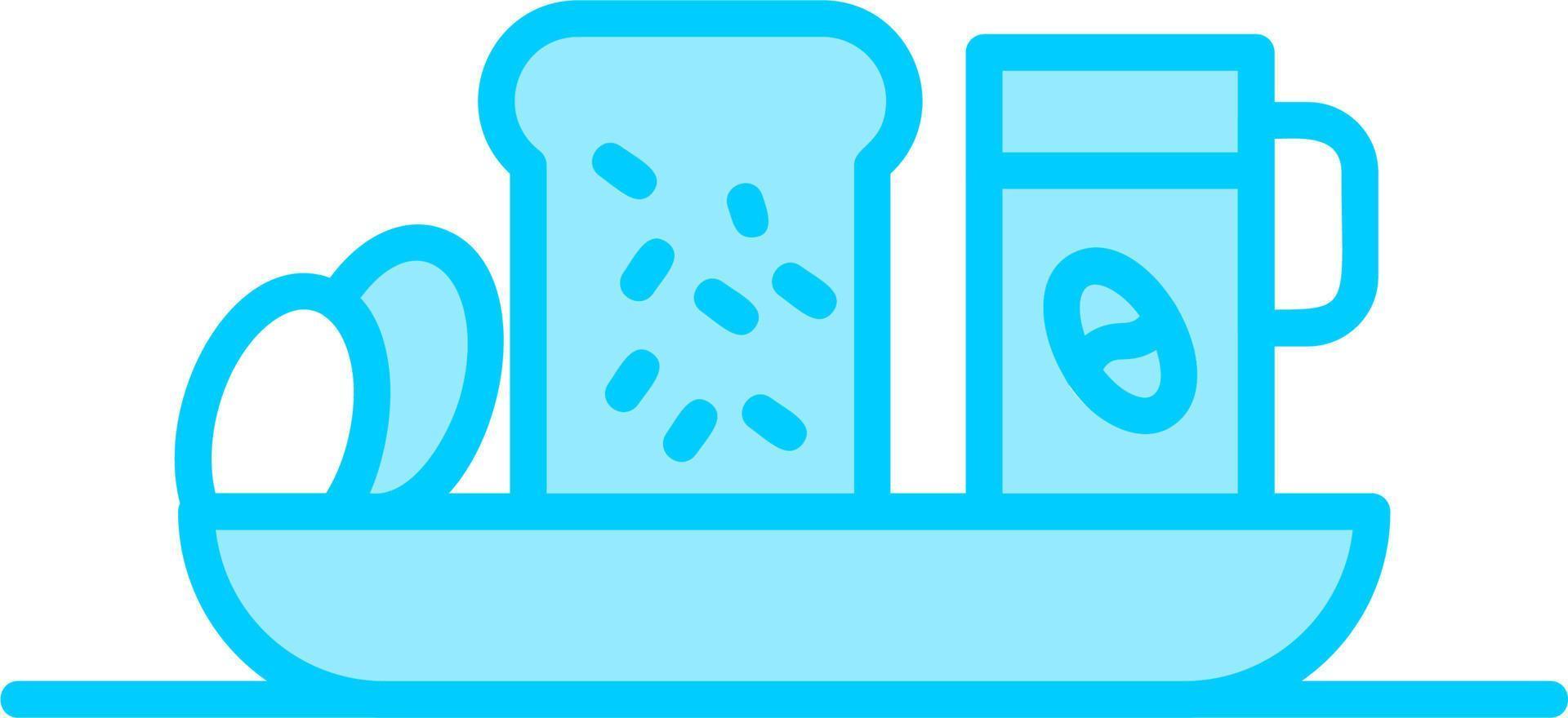 Breakfast Tray Icon vector