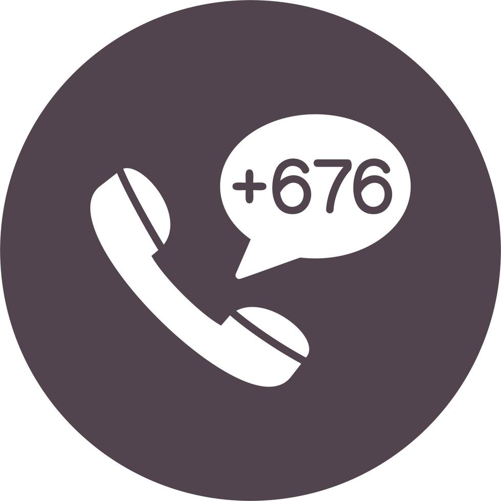 Tonga Islands Dial code Vector Icon
