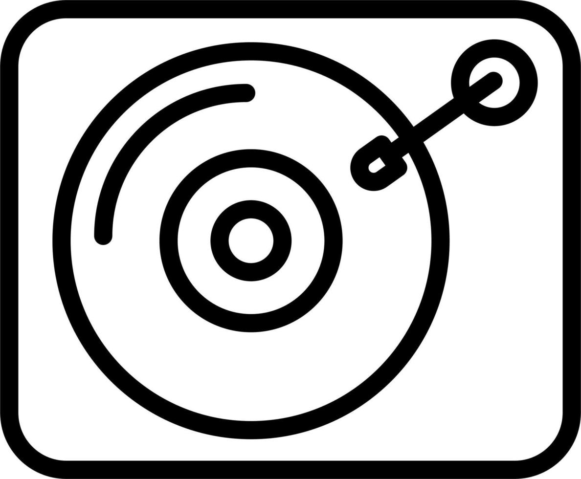 Turntable Vector Icon