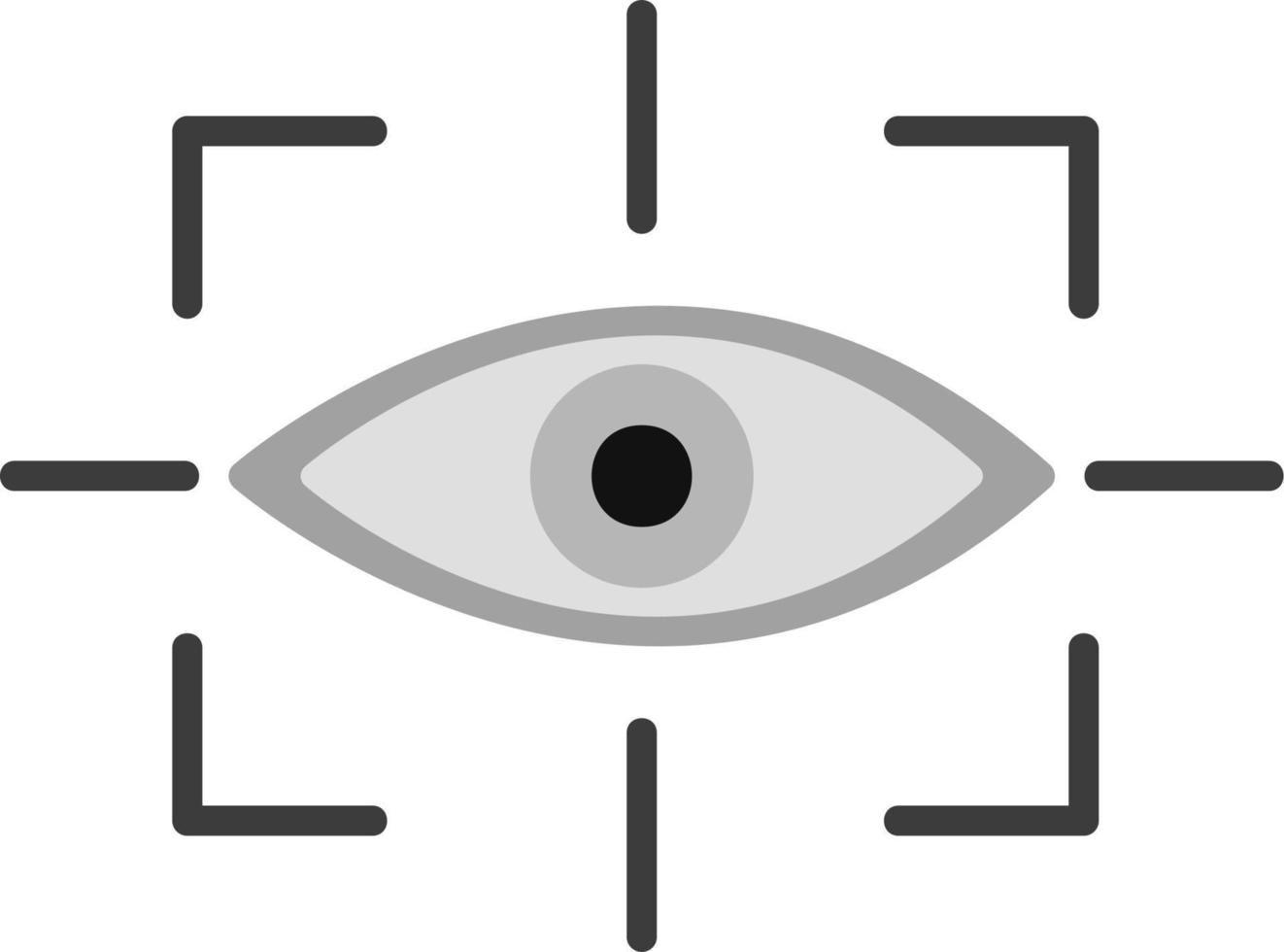 icono de vector de visión