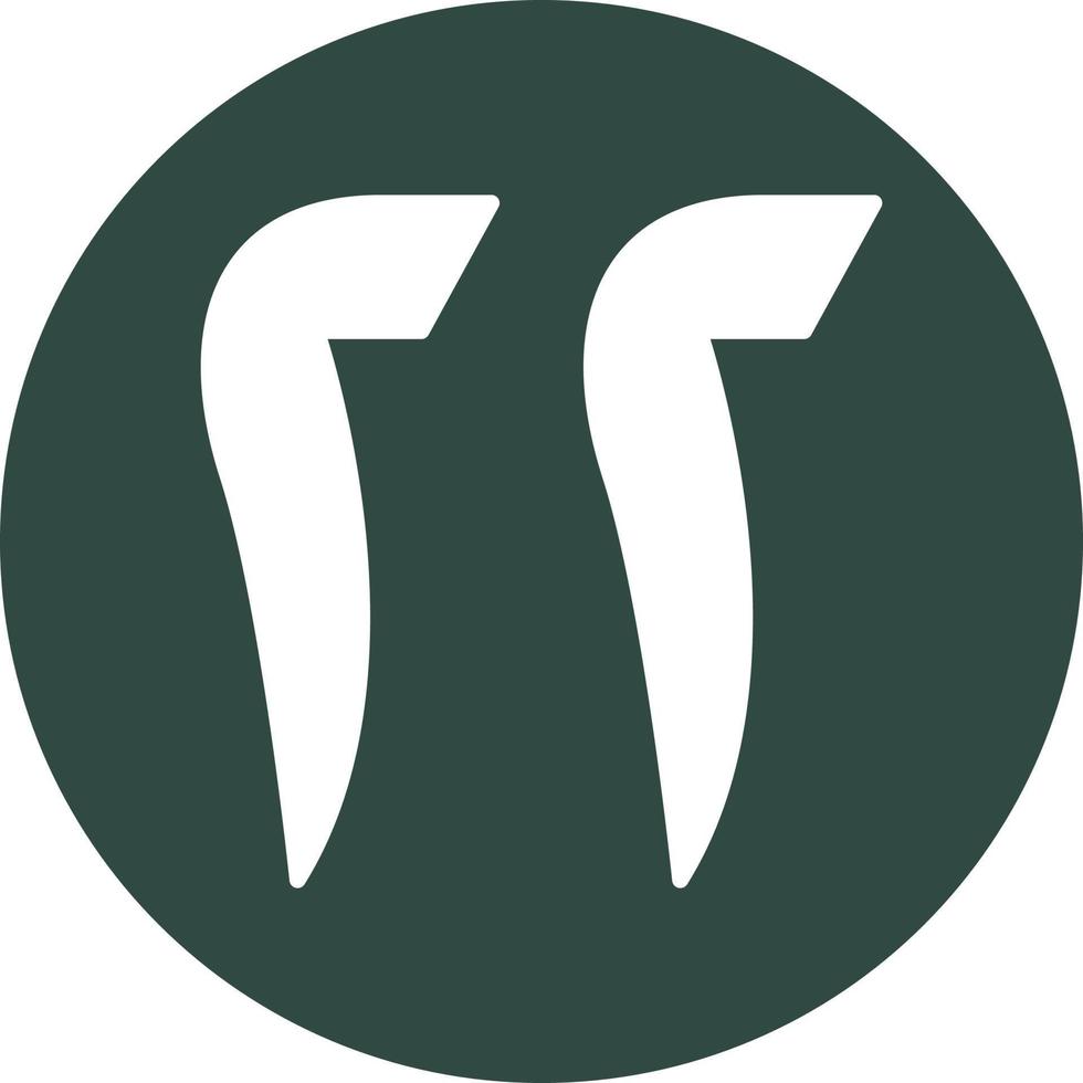 Arabic Number Twenty Two Vector Icon
