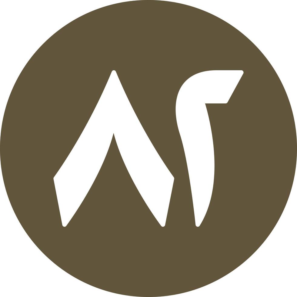Arabic Number Eighty Two Vector Icon