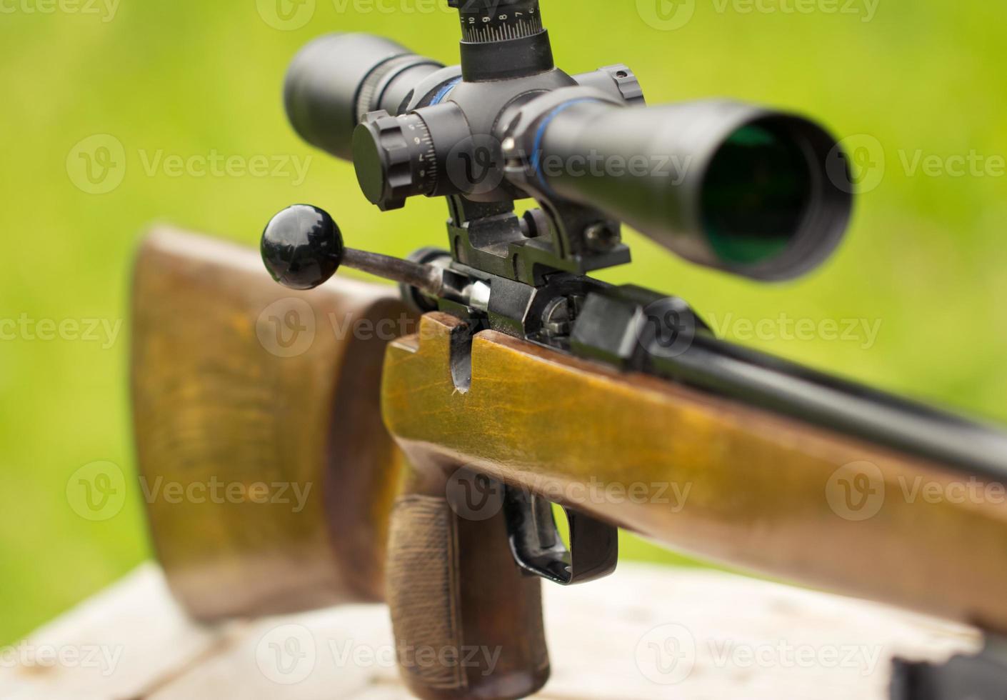 francotirador rifle de cerca foto