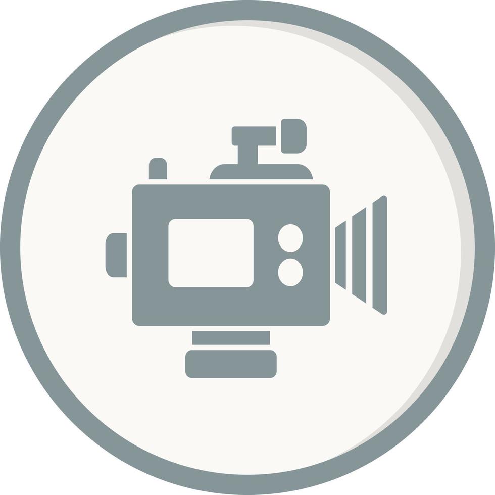 icono de cámara de video vector