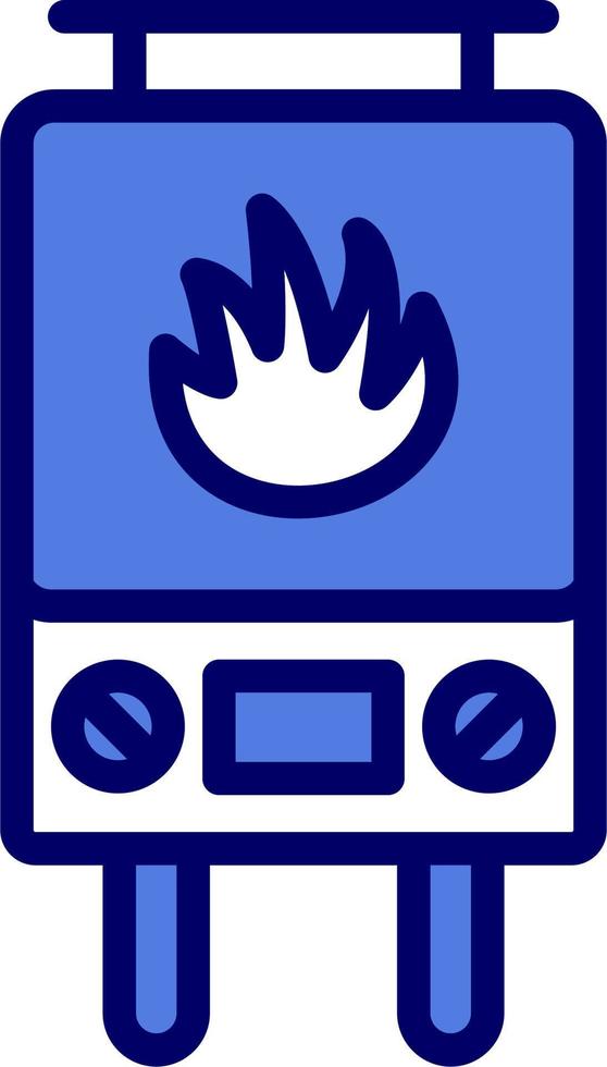 Gas Heater Vector Icon