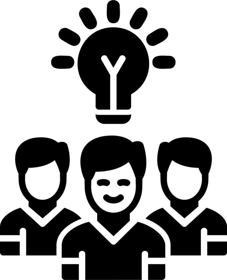 Brainstorming Vector Icon