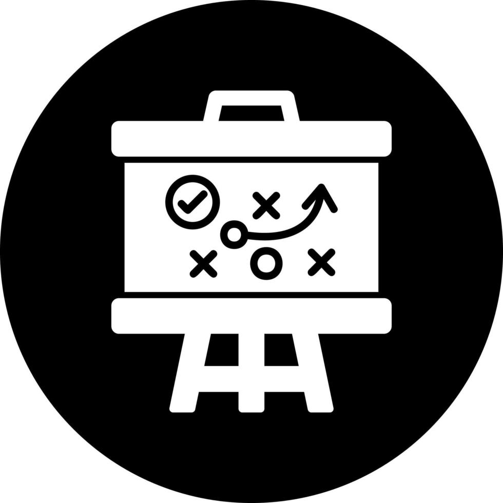 icono de vector de estrategia