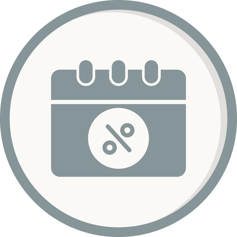 Black Friday Date Icon vector