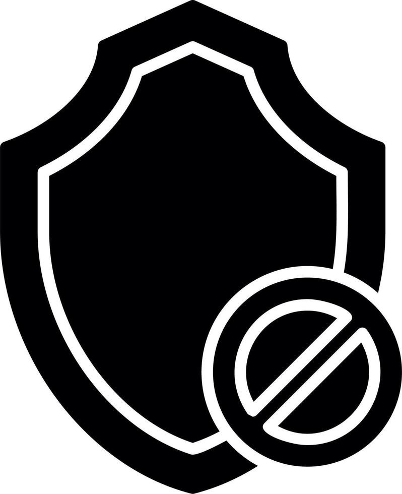 Blocked Vector Icon