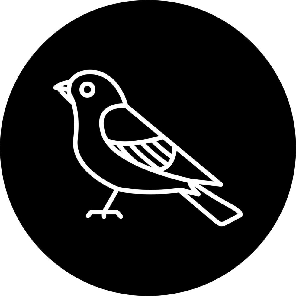 icono de vector de pájaro