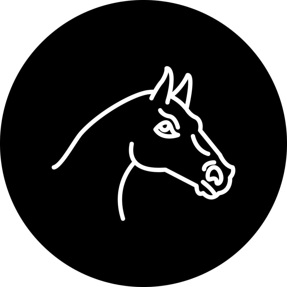 icono de vector de caballo