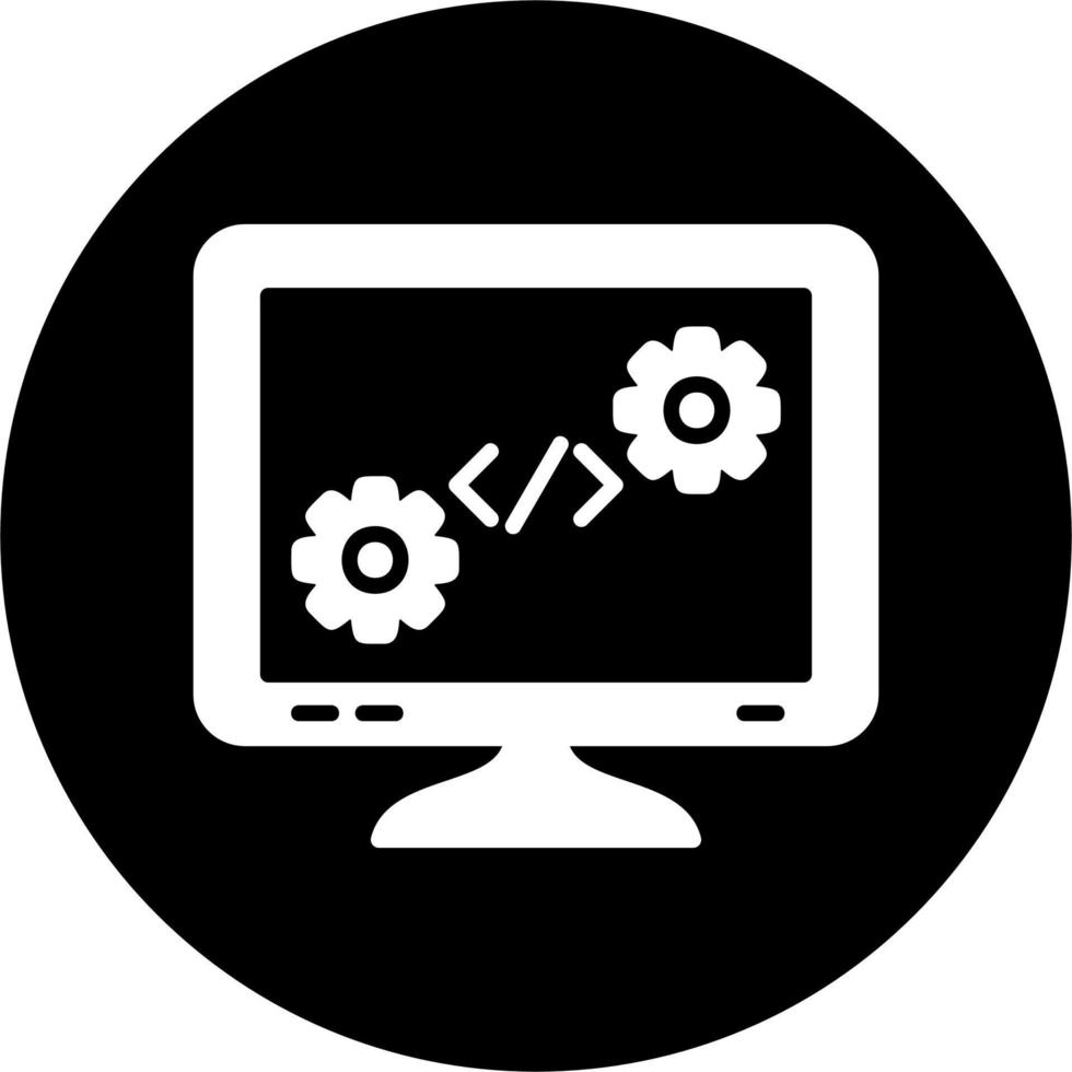 icono de vector de programación