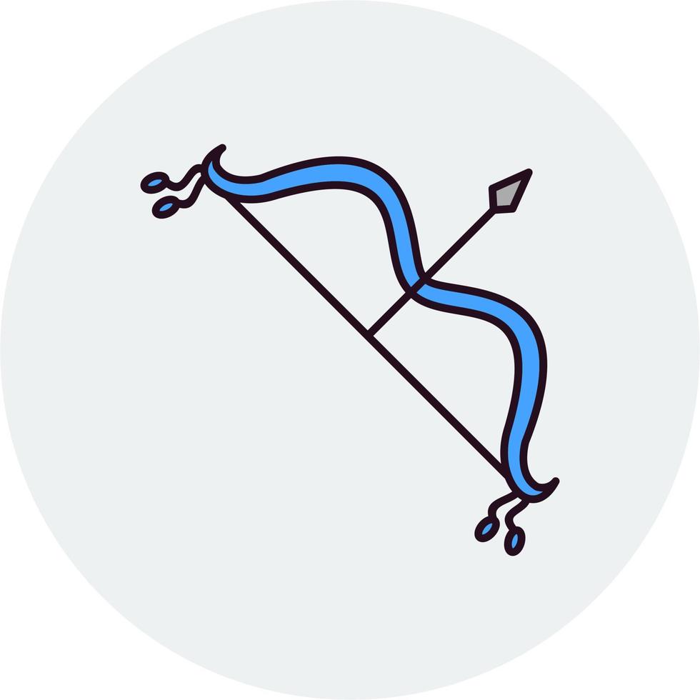 Arch and Bow Vector Icon
