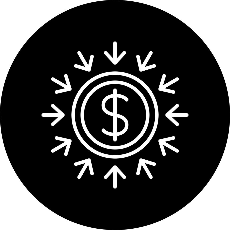 Money Focus Concept Icon vector