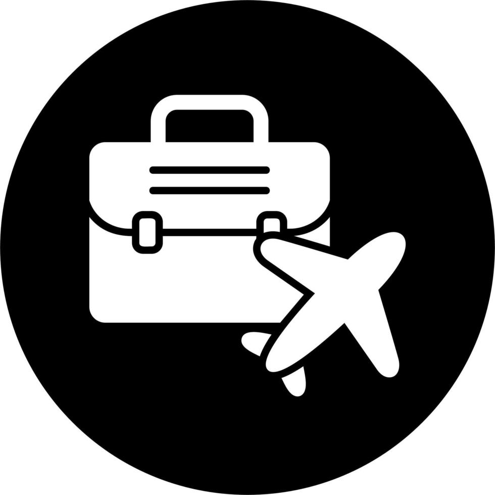negocio viaje vector icono