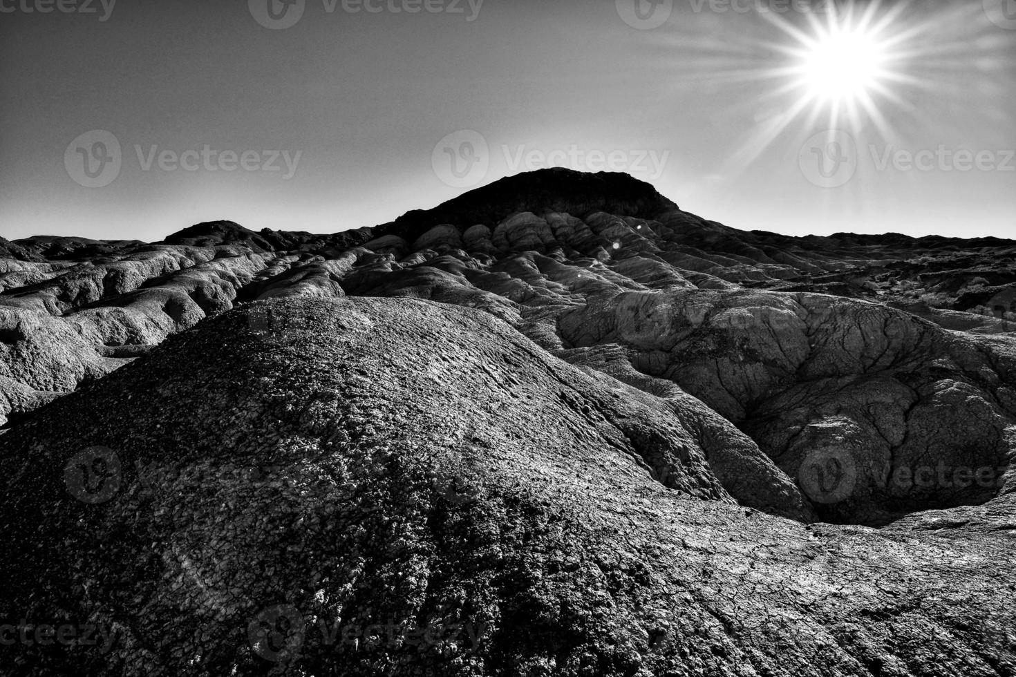 The Wucai City Scenic Area near Urumqi, Xinjiang, has a magnificent and dazzling Danxia landform photo