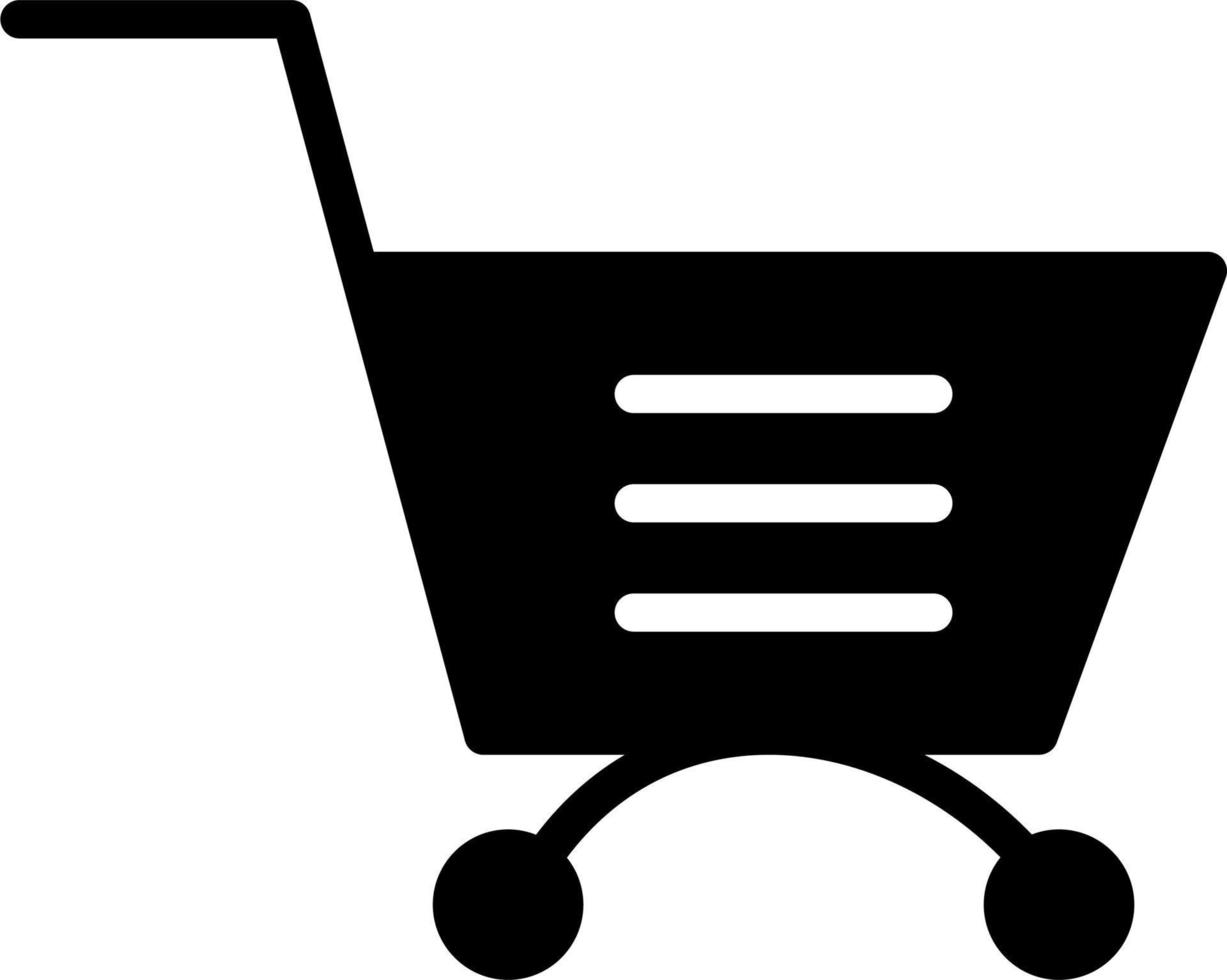 icono de vector de carrito de compras