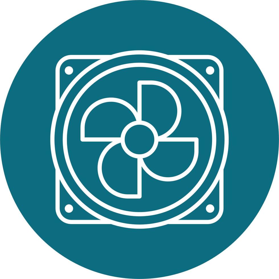 Cooling Fan Vector Icon