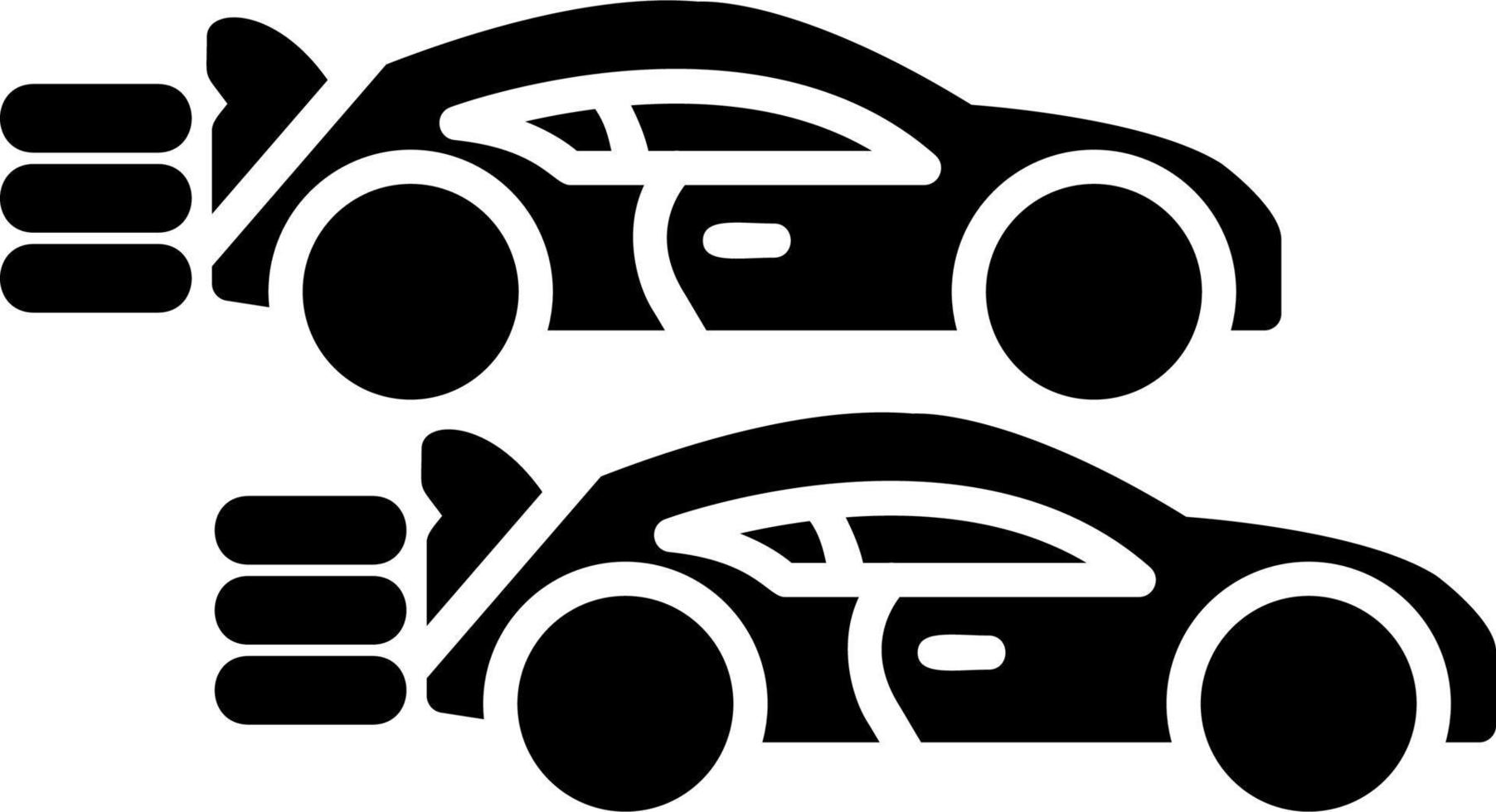 Car Race Vector Icon