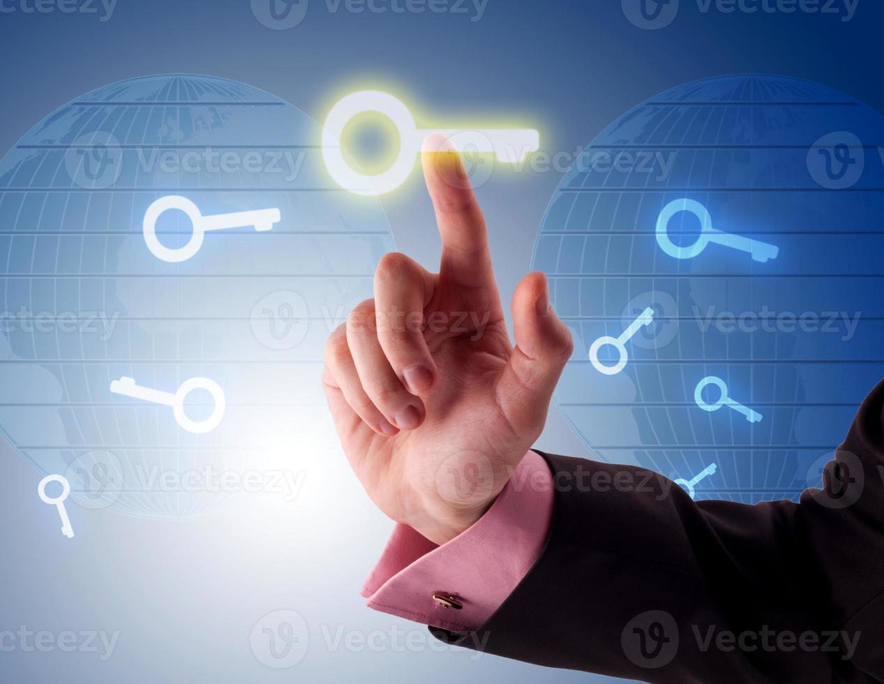 Touch screen button concept 21139131 Stock Photo at Vecteezy