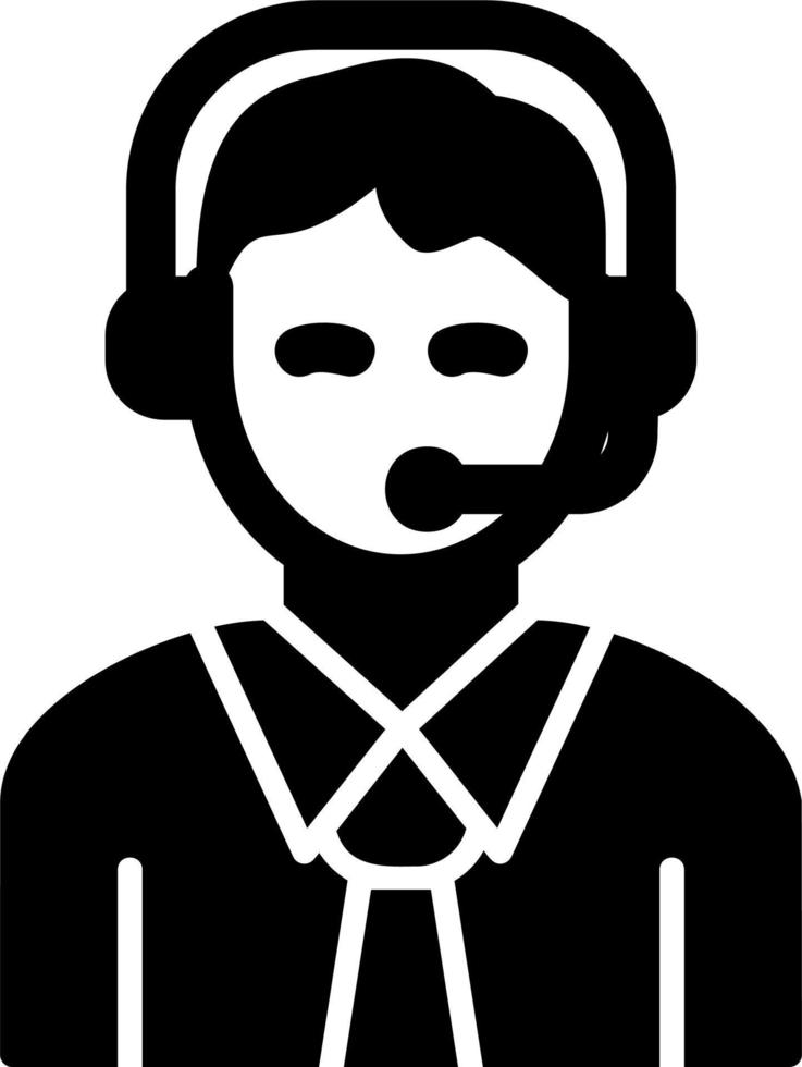 Commentator Vector Icon