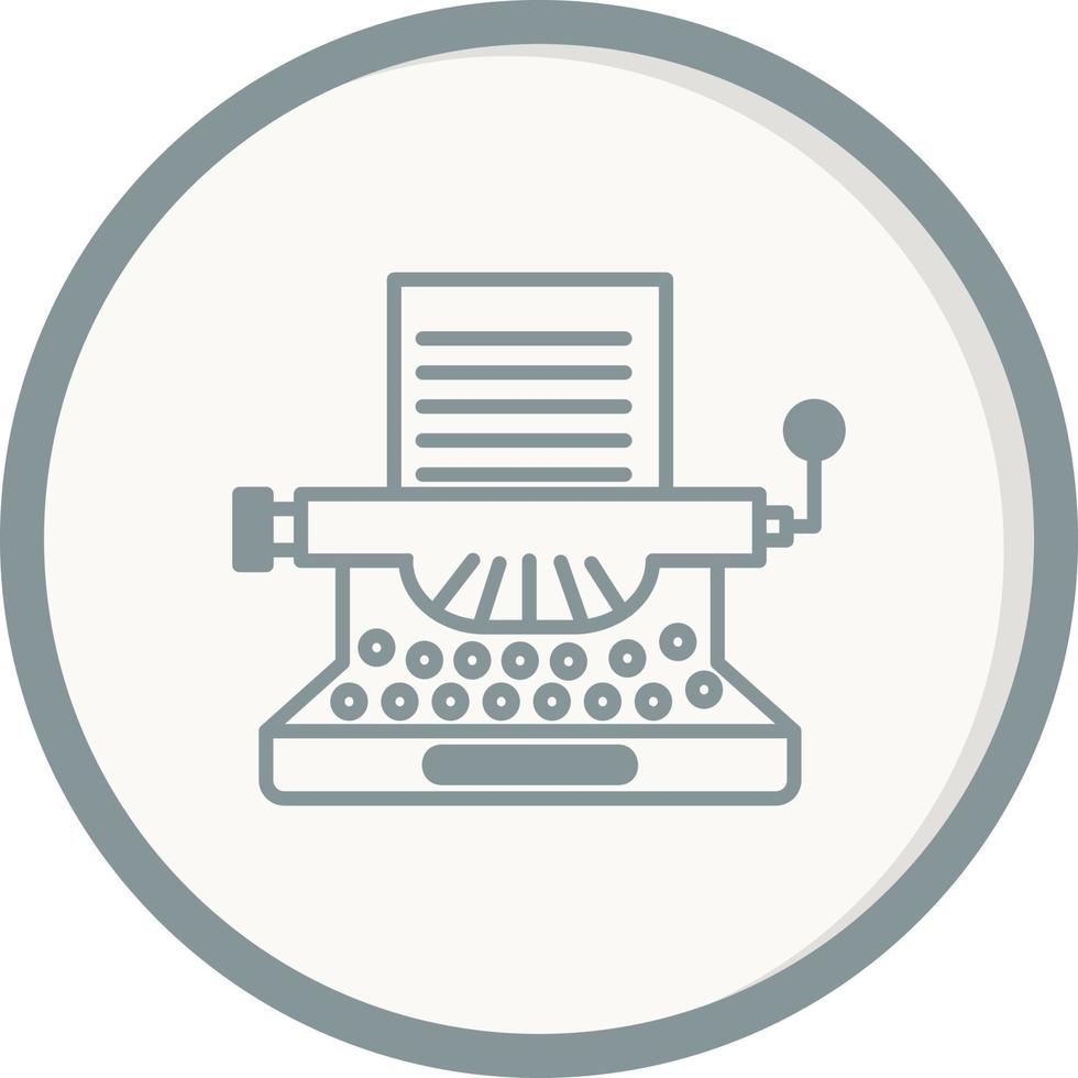 Typewriter Vector Icon