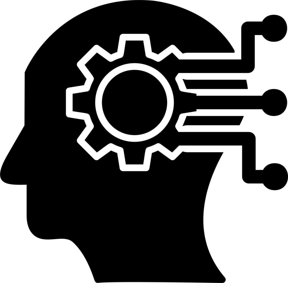 Machine Learning Vector Icon