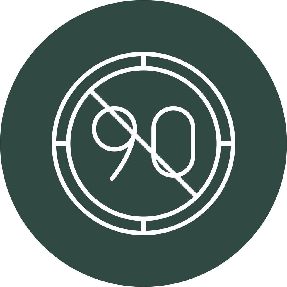 Speed Limit Vector Icon