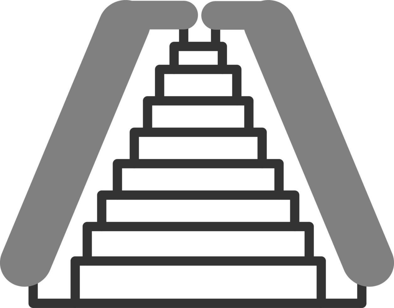 Escalator Vector Icon