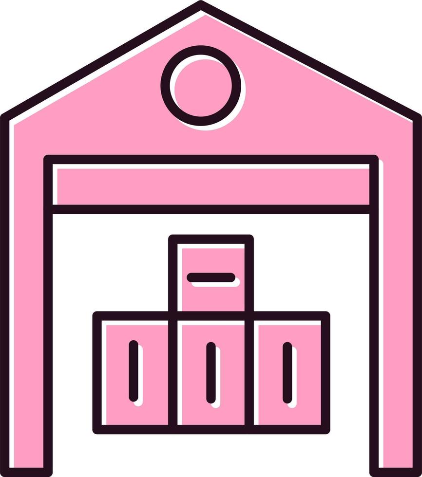 Warehouse Vector Icon