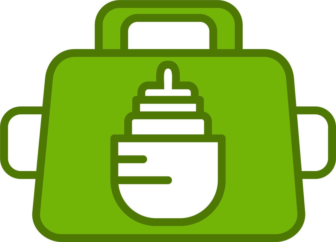 Baby bag Vector Icon