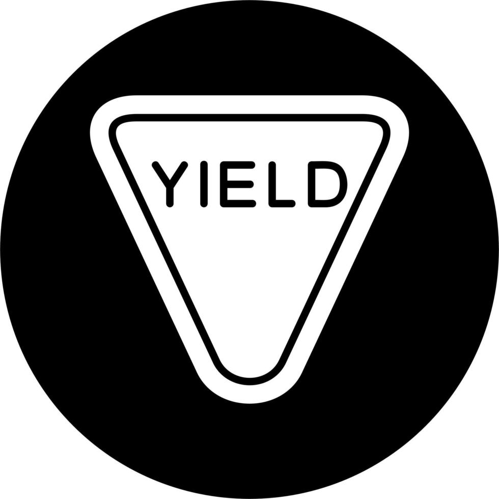 Yield Vector Icon