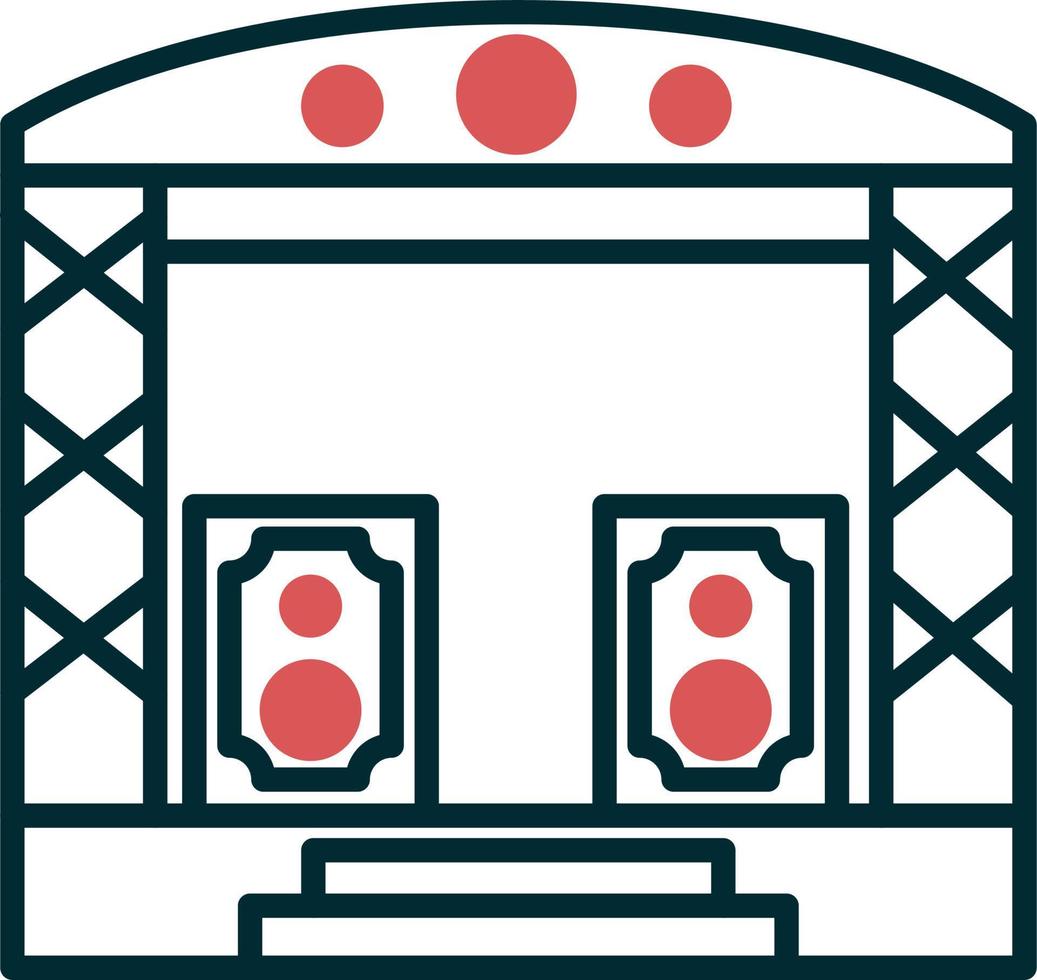 Stage Vector Icon