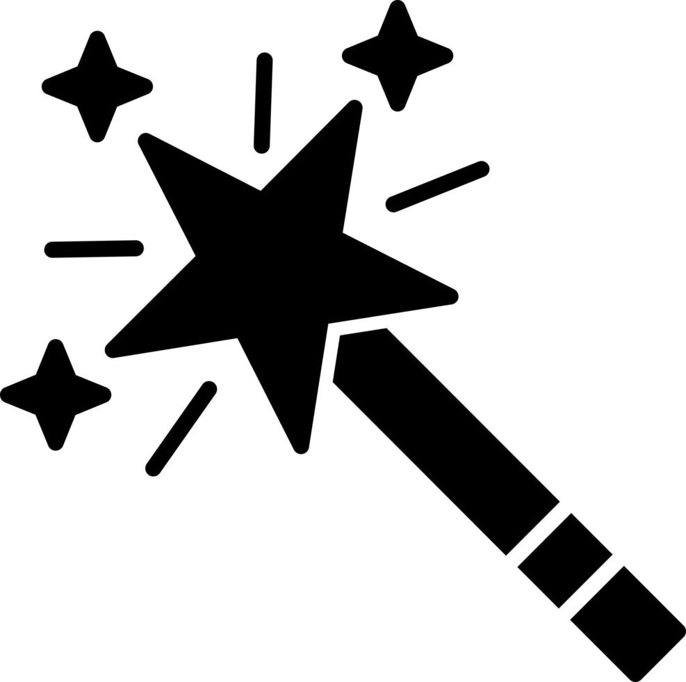 Magic wand Vector Icon