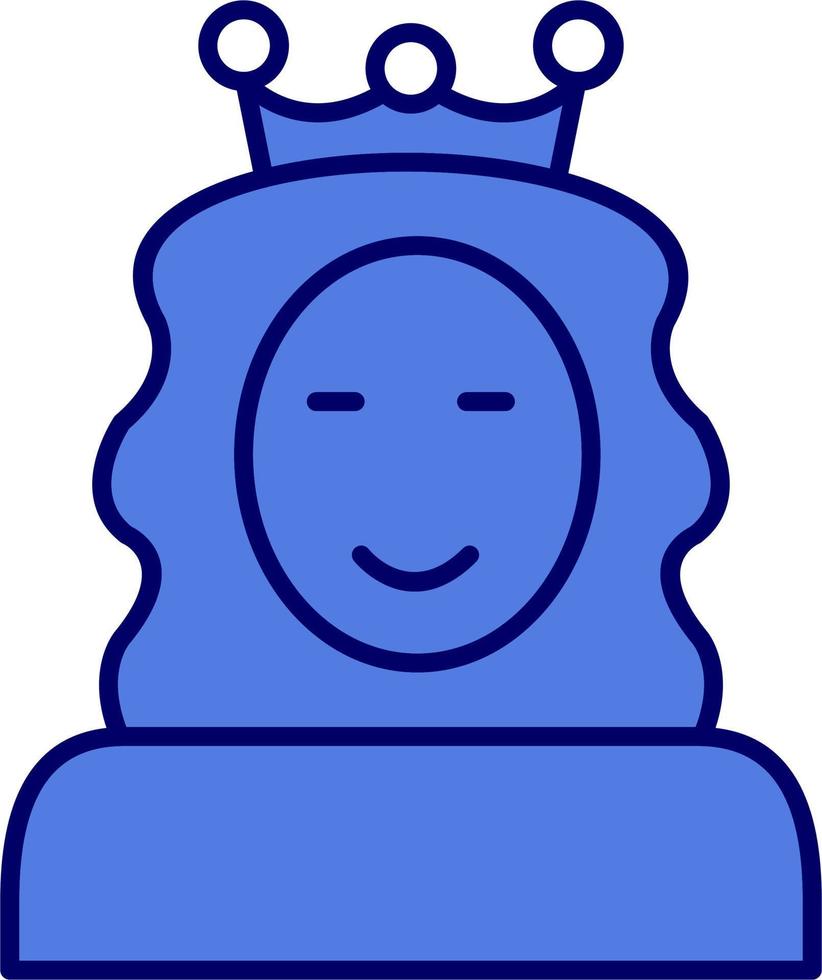 icono de vector de princesa