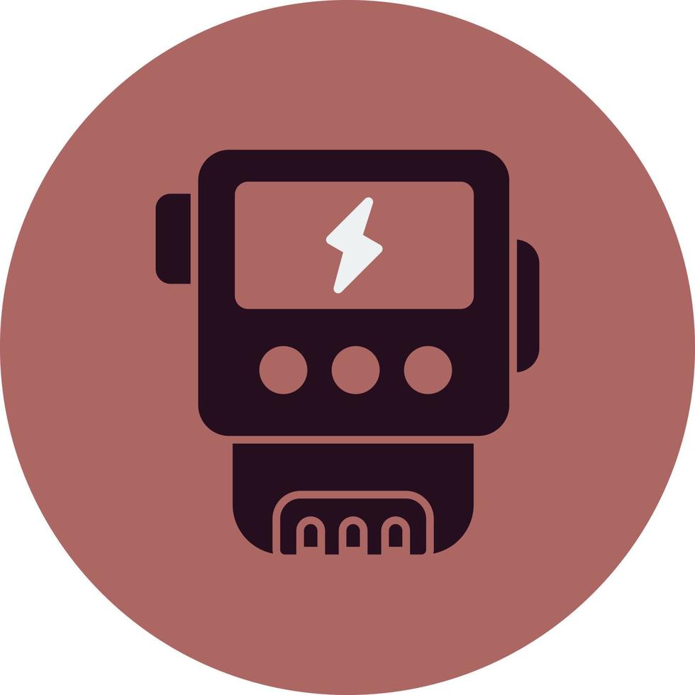 Electric meter Vector Icon