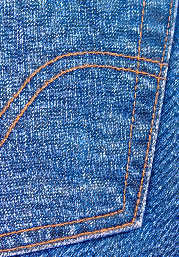 Pocket of jeans. photo