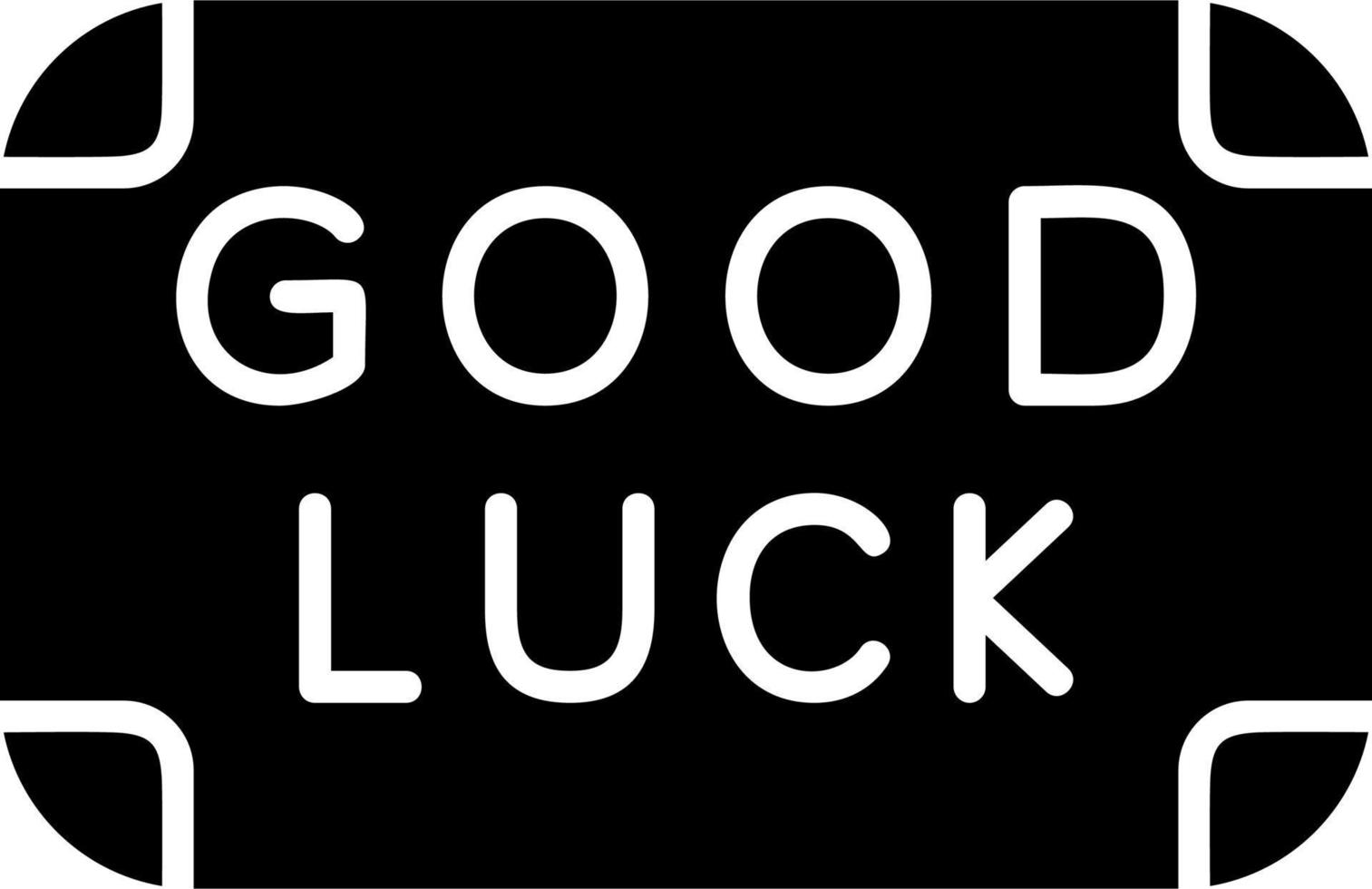 Good Luck Vector Icon