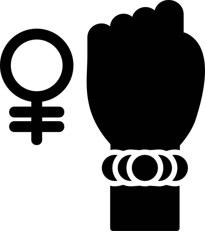 Womens Power Vector Icon