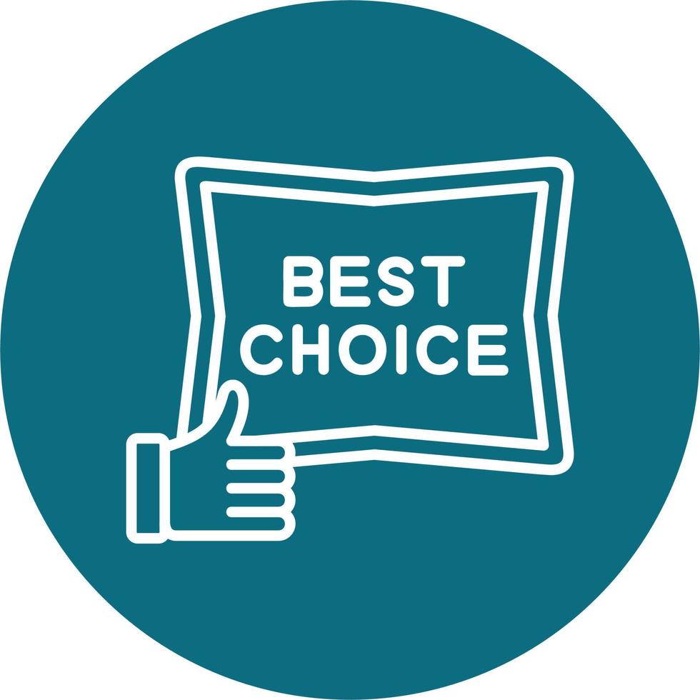 Best Choice Vector Icon