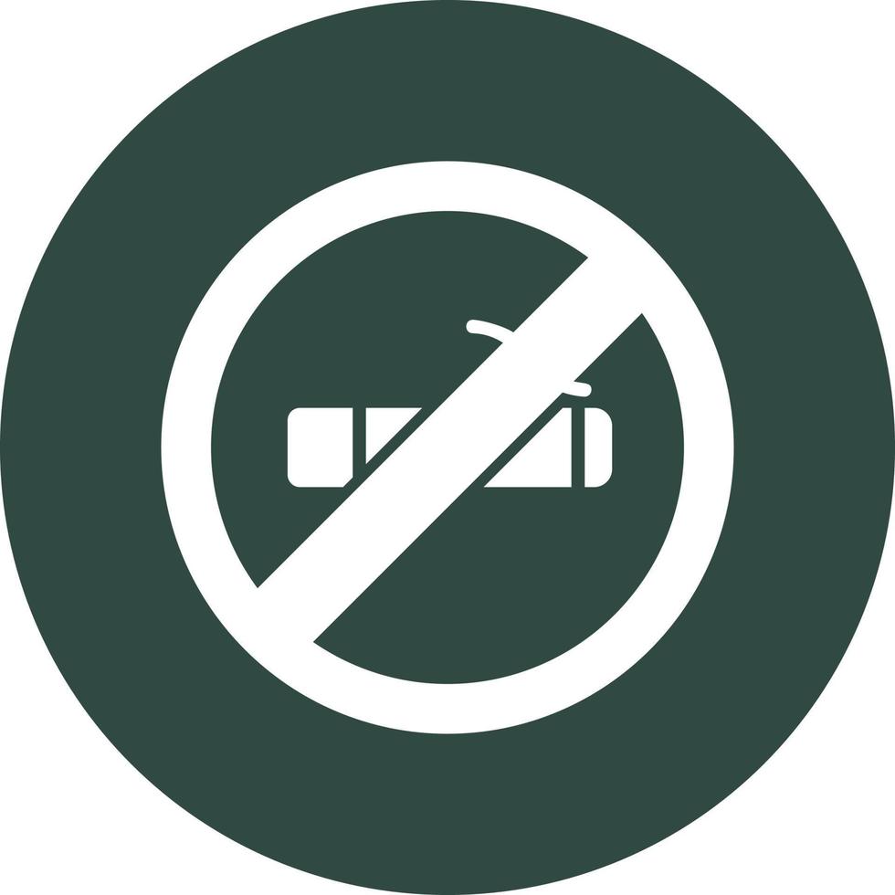 No Smoking Vector Icon