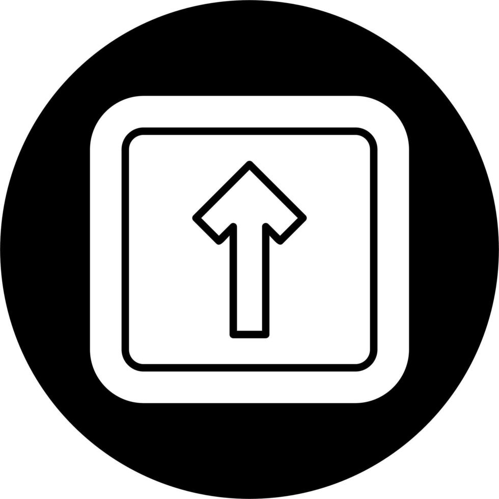 One Way Traffic Vector Icon