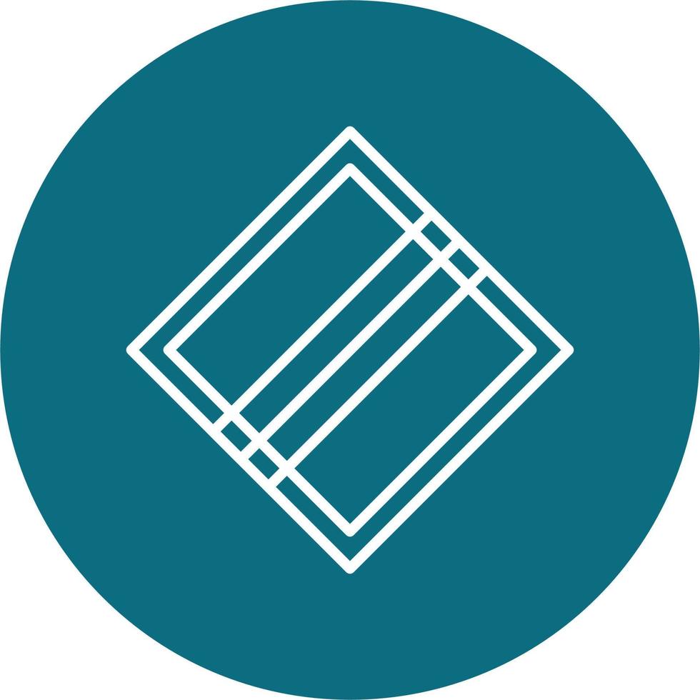 End Of Priority Road Vector Icon