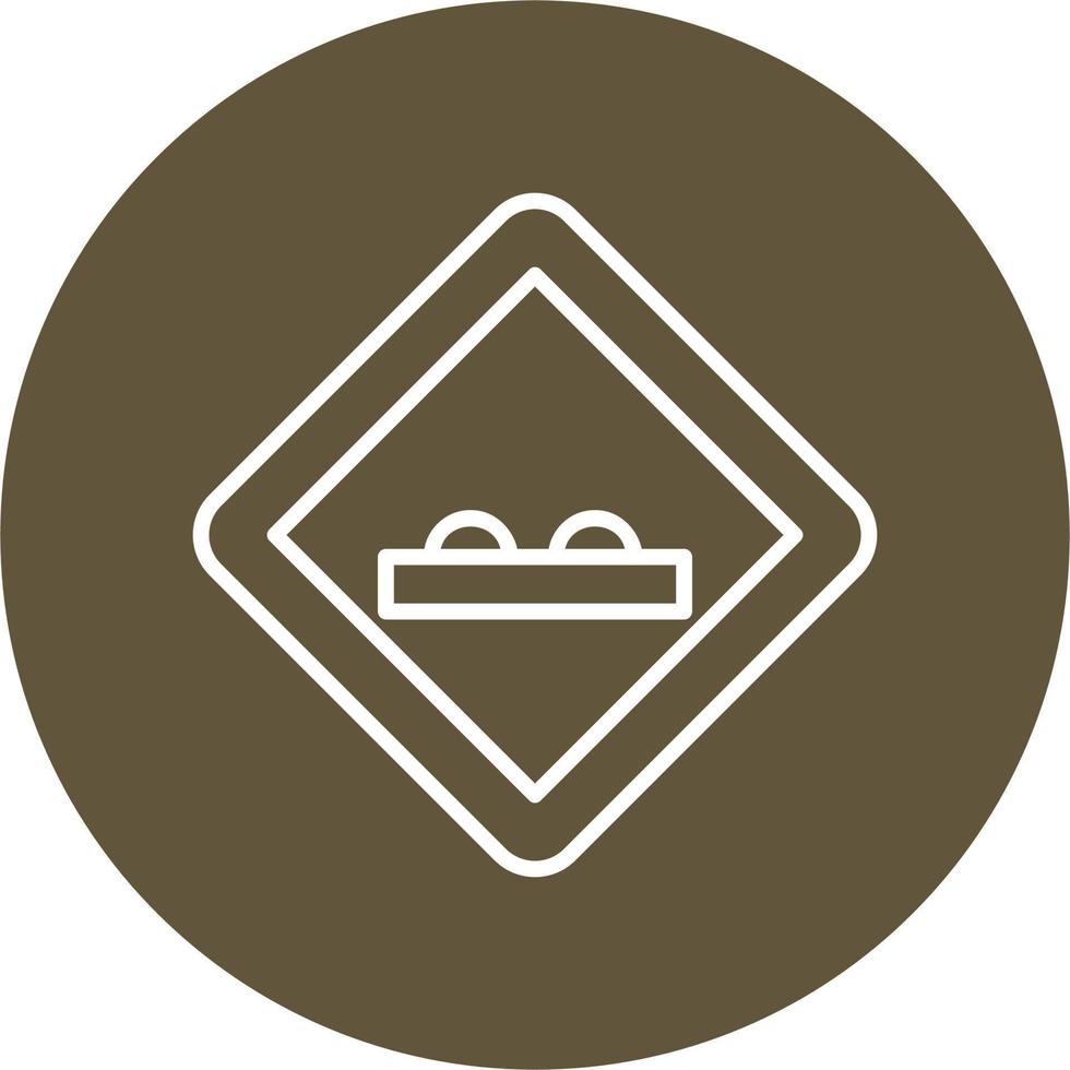Uneven Vector Icon