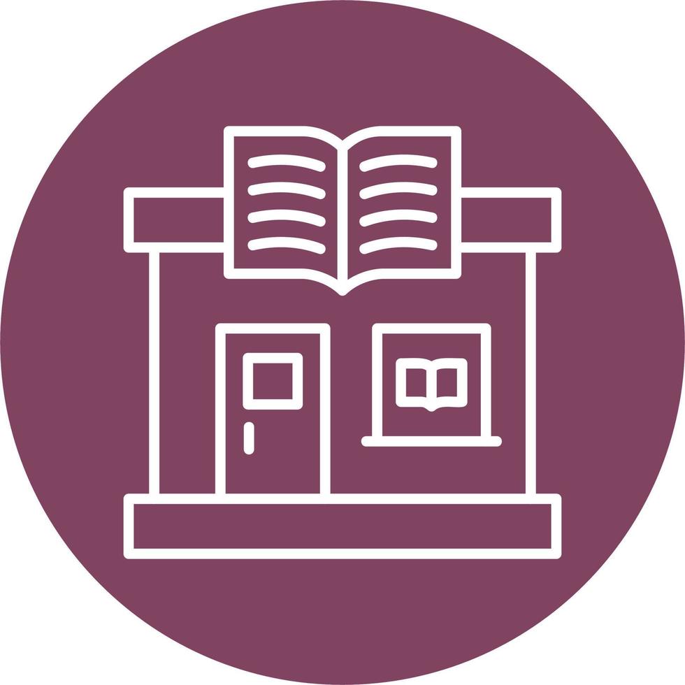 Book Shop Vector Icon