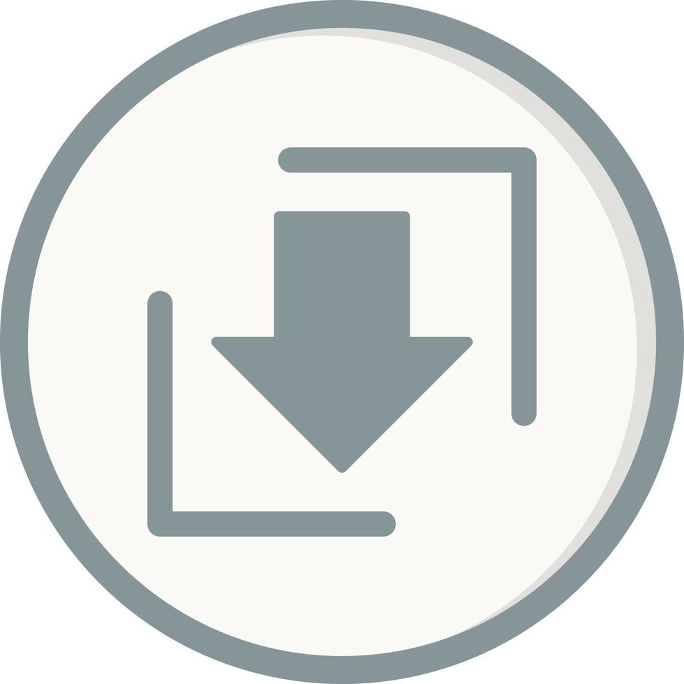 Downarrow Vector Icon