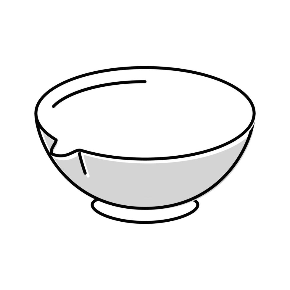 Evaporating Dish Chemical Glassware Lab Color Icon Vector Illustration Evaporating Dish Chemical Glassware Lab Color Icon Vector Illustration