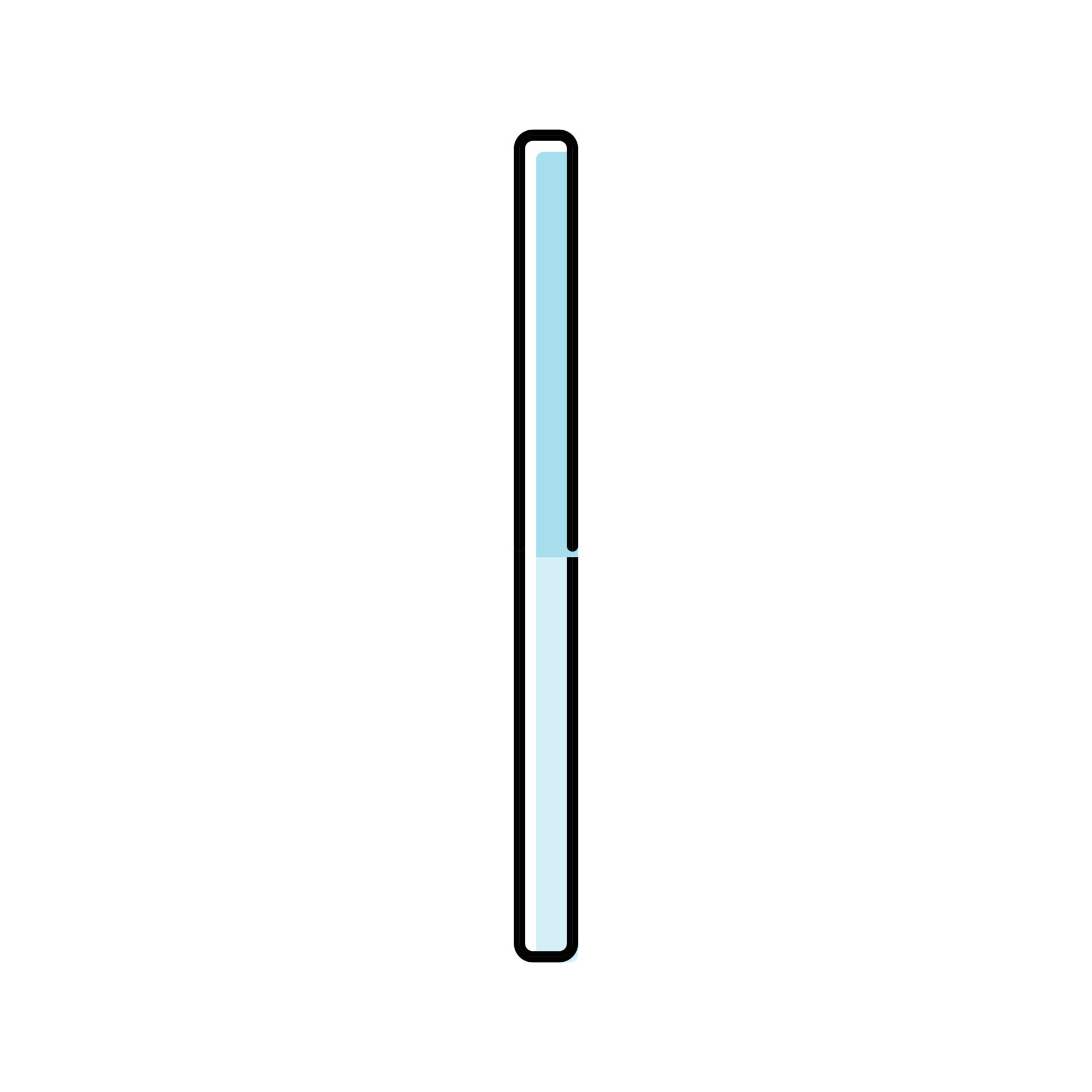glass stirring rod chemical glassware lab color icon vector