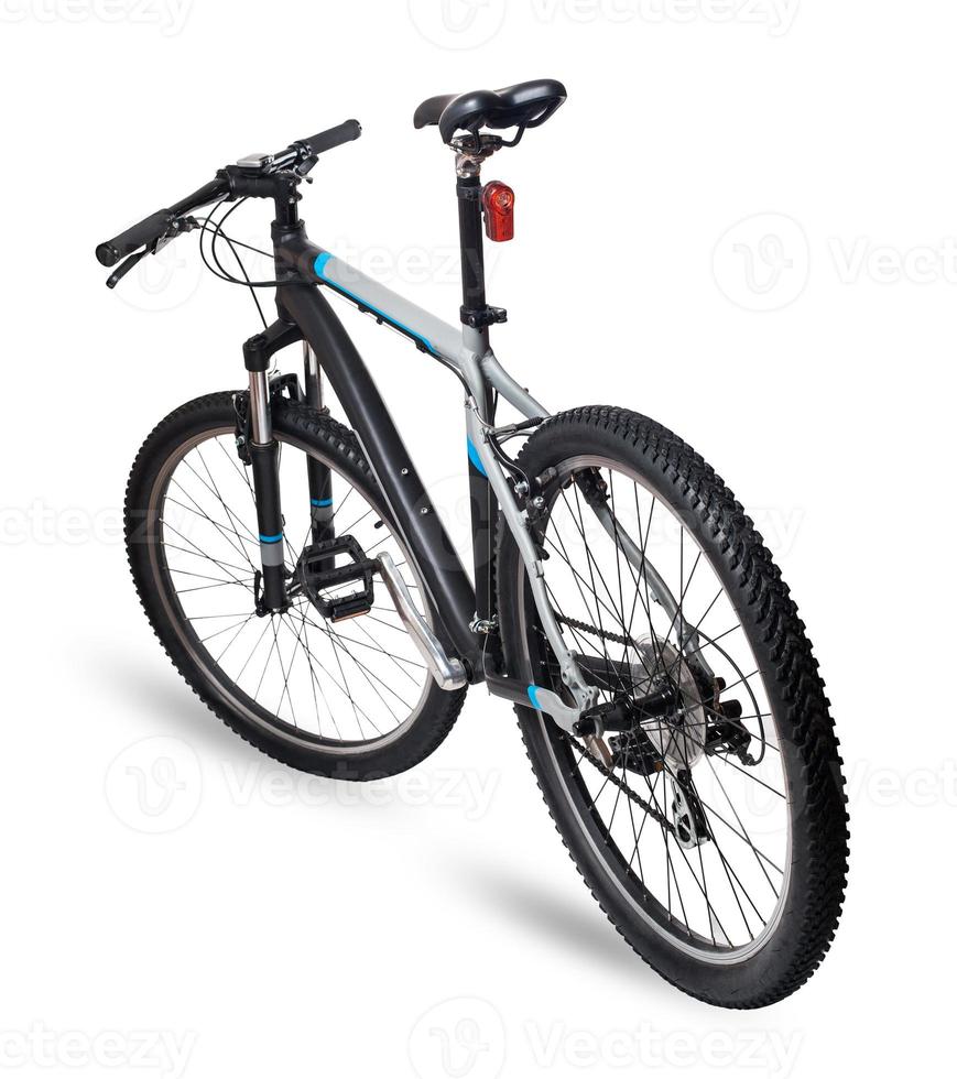Mountain bicycle bike on white background photo